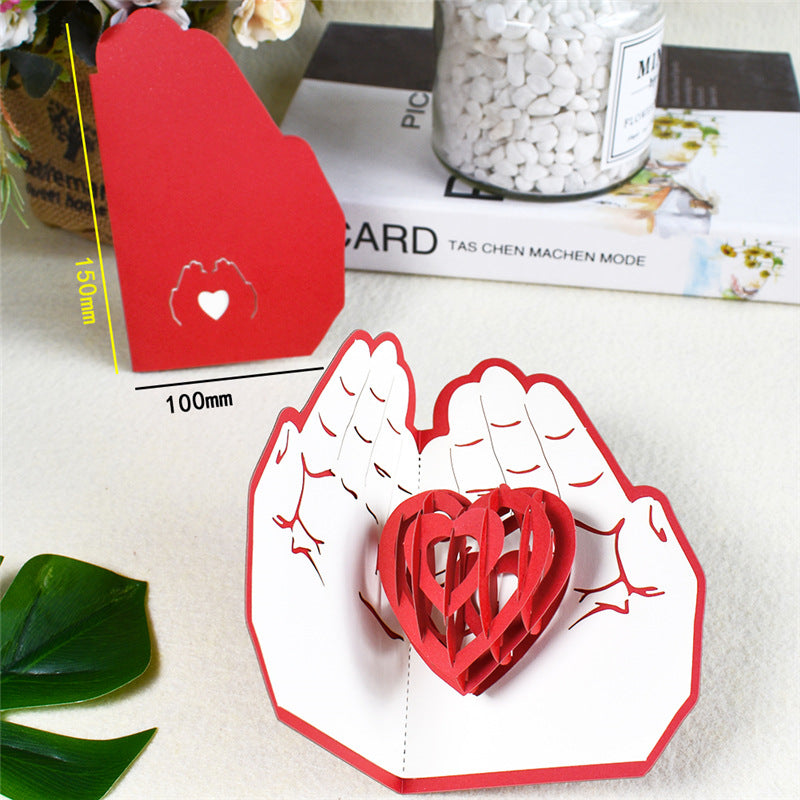 3D Pop-Up Love Card For Memorable Romantic Messages