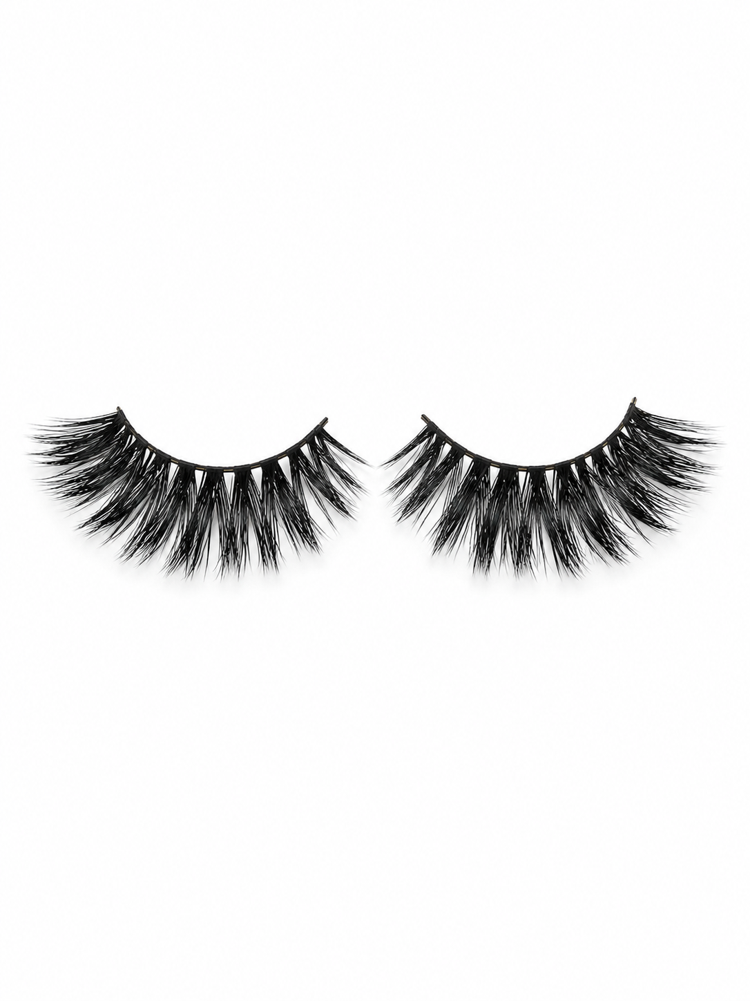 3D Mink False Eyelashes — Wispy Theatrical Volume