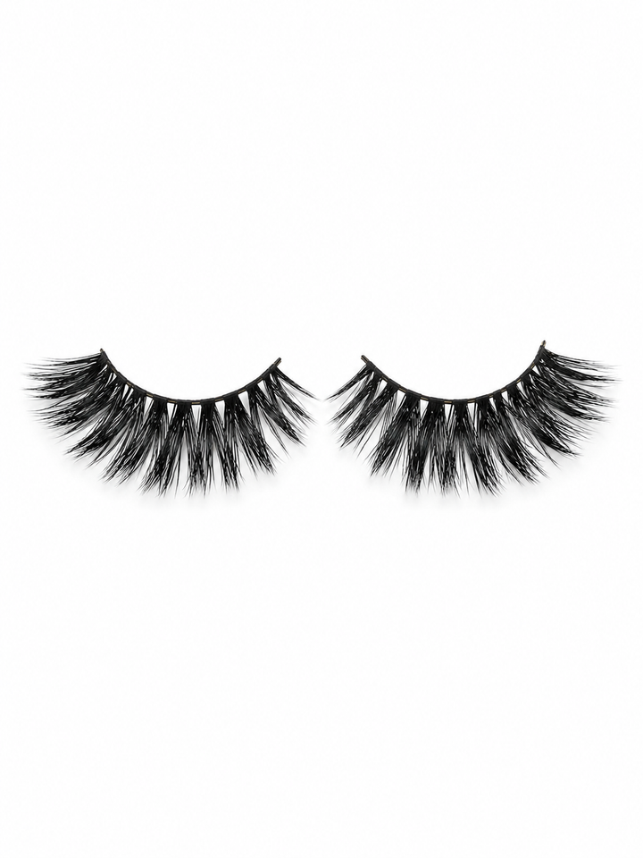 3D Mink False Eyelashes — Wispy Theatrical Volume