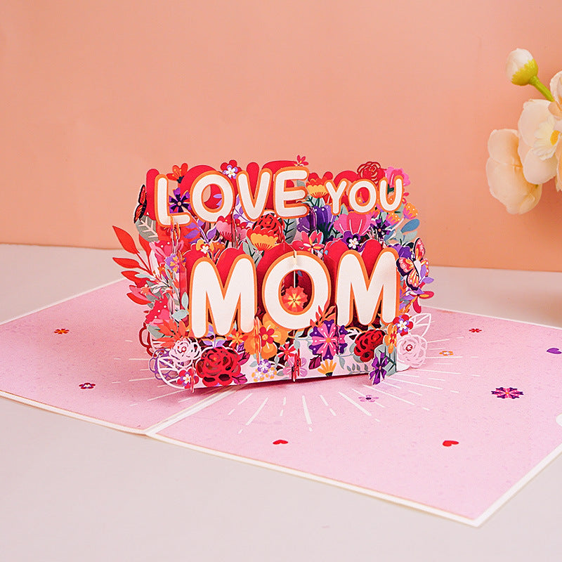 3D Paper-Cut Mother's Day Card for a Memorable Gift