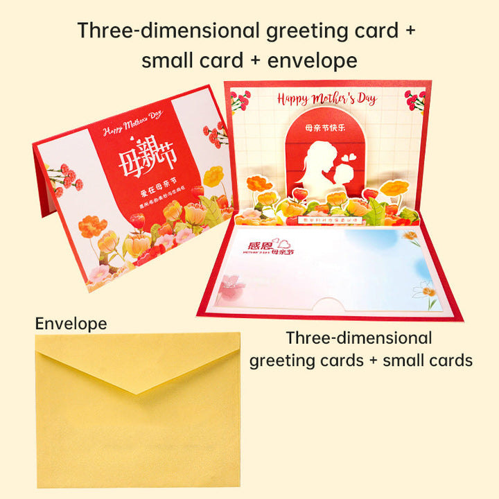 3D Paper-Cut Mother's Day Card for a Memorable Gift