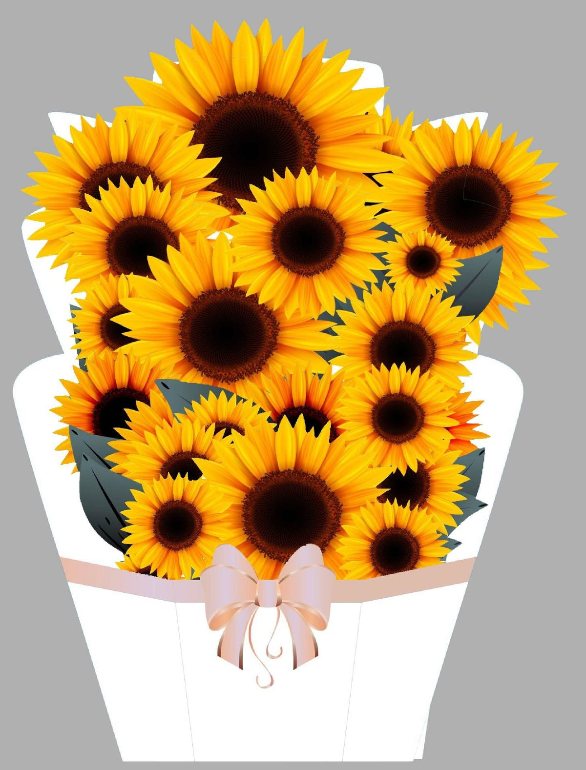 3D Paper Flower Greeting Card Keepsake Bouquet Gift