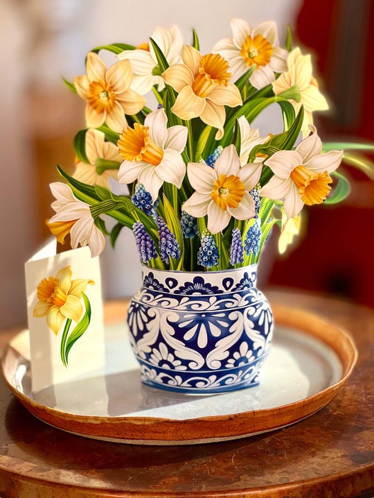 3D Paper Flower Greeting Card Keepsake Bouquet Gift