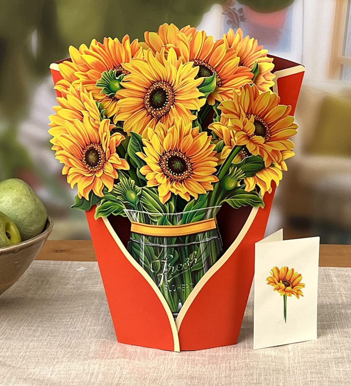 3D Paper Flower Greeting Card Keepsake Bouquet Gift