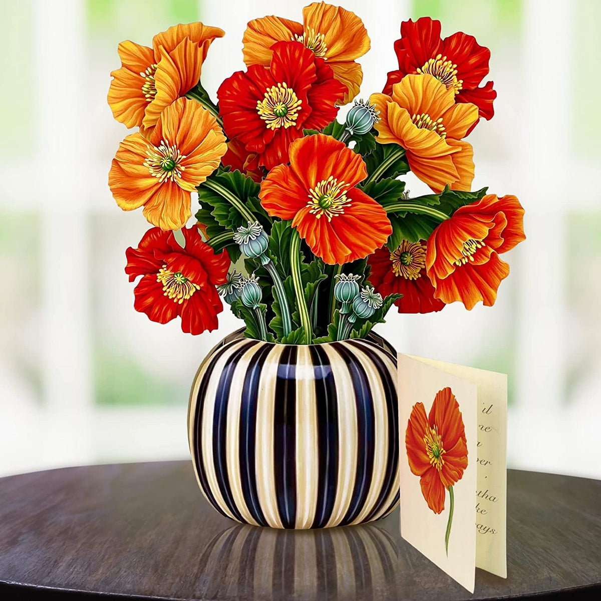 3D Paper Flower Greeting Card Keepsake Bouquet Gift