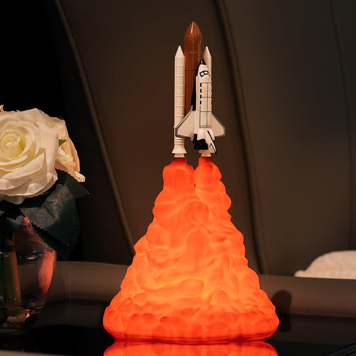 3D Printed Space Shuttle Night Light for Space Fans