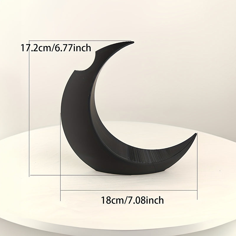 Gothic Moon Vase for Sculptural Dried Flower Decor