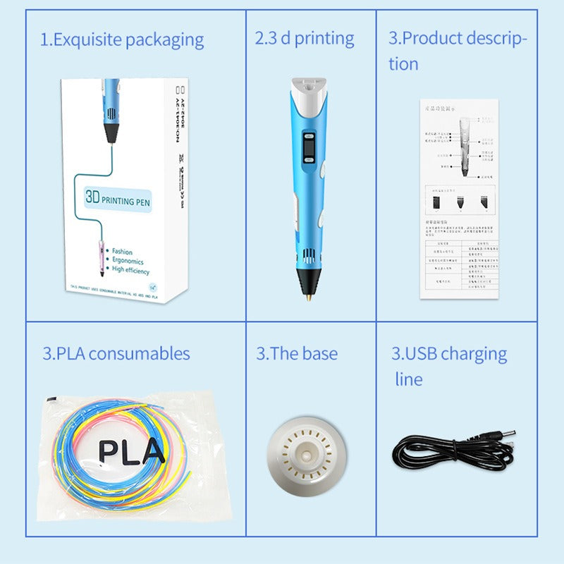 3D Printing Pen for Colorful 3D Creative Projects