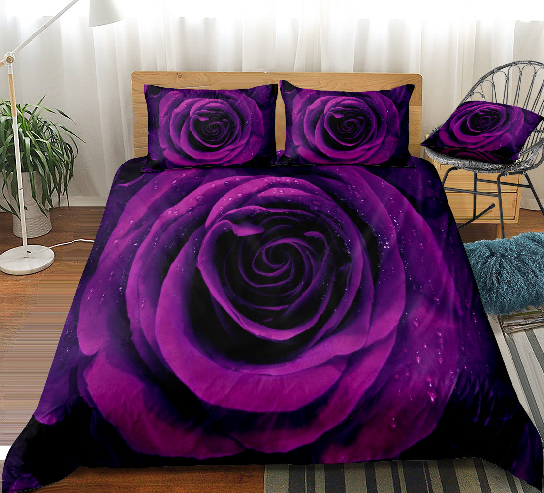 3D Floral Duvet Cover Set for a Vivid Bedroom Refresh