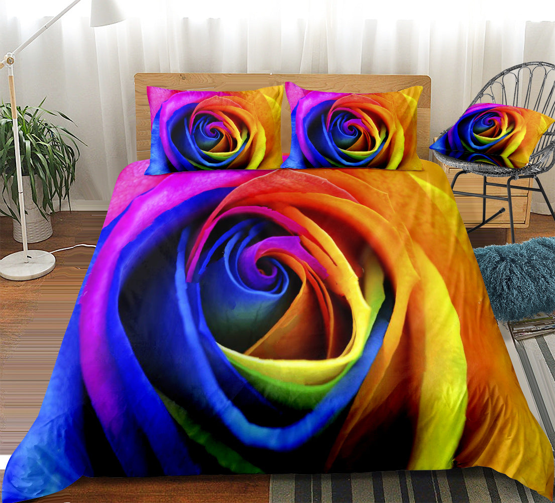 3D Floral Duvet Cover Set for a Vivid Bedroom Refresh