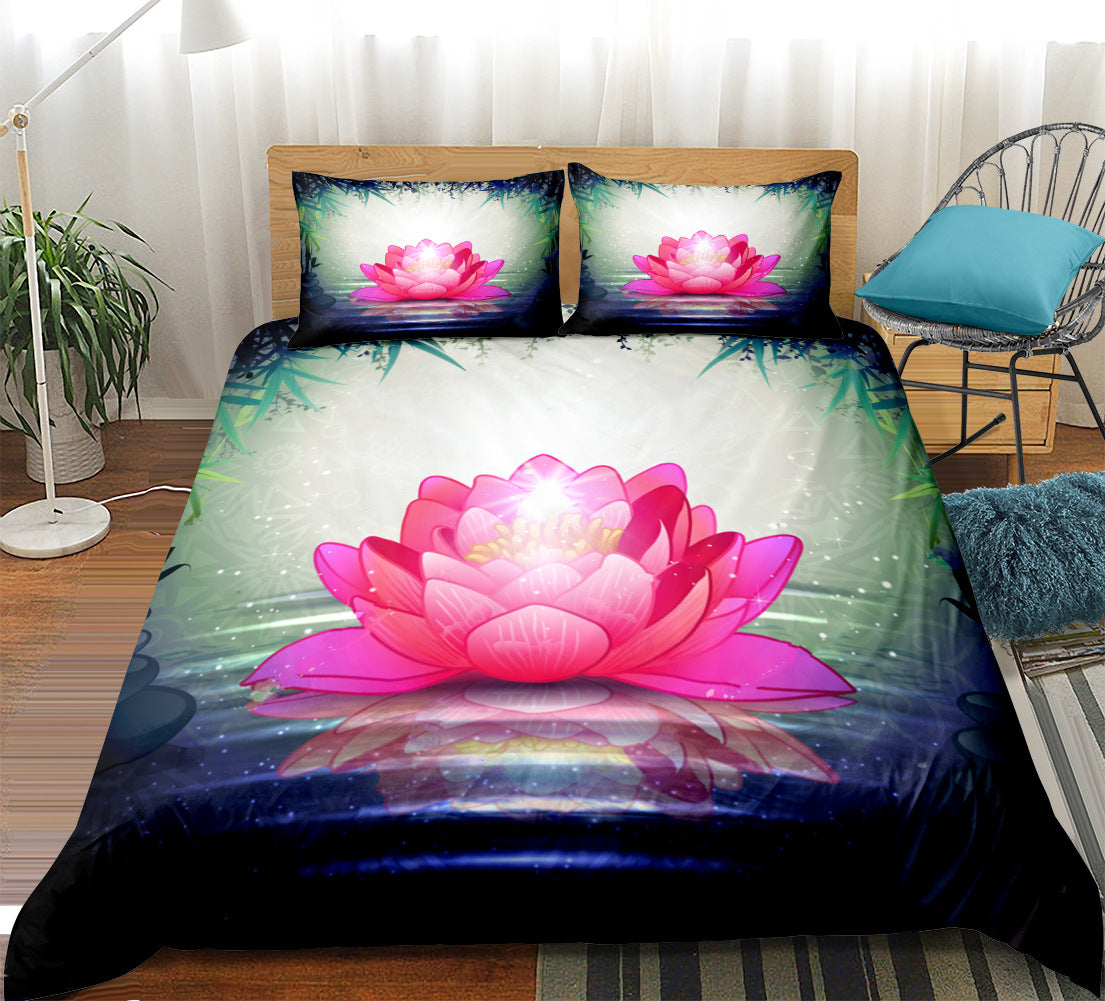 3D Floral Duvet Cover Set for a Vivid Bedroom Refresh