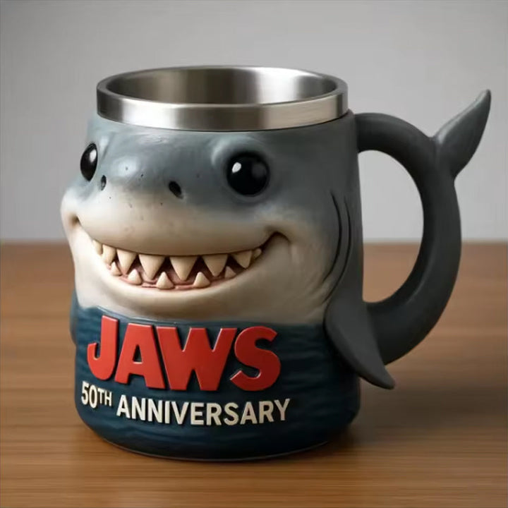 3D Shark Mug: JAWS 50th Anniversary Collector Gift
