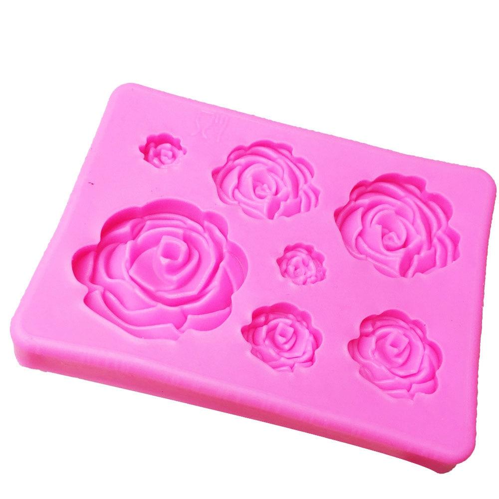 Silicone Rose Mold for Chocolate, Soap & Cake Decor