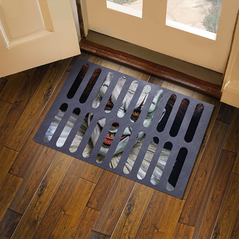 3D Illusion Floor Mat for Playful Entryway Decor