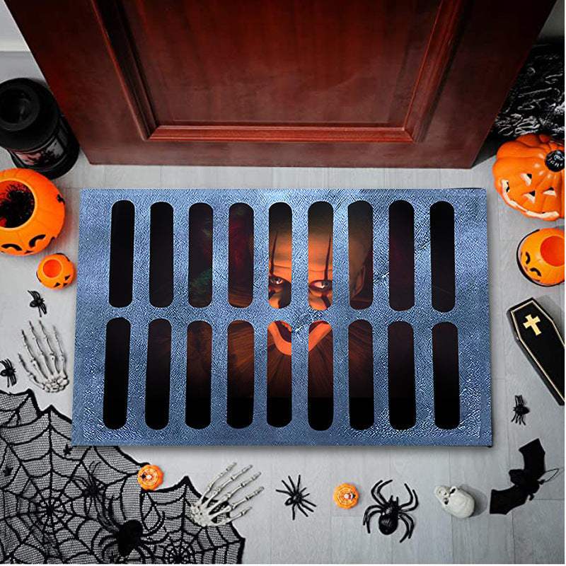 3D Illusion Floor Mat for Playful Entryway Decor