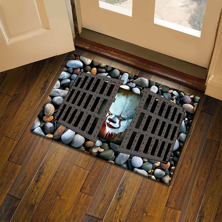 3D Illusion Floor Mat for Playful Entryway Decor
