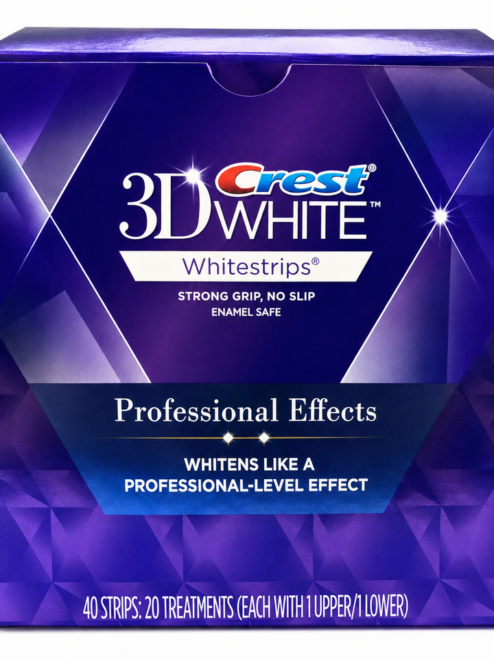 3D White Professional Whitening Strips — 20 Treatments