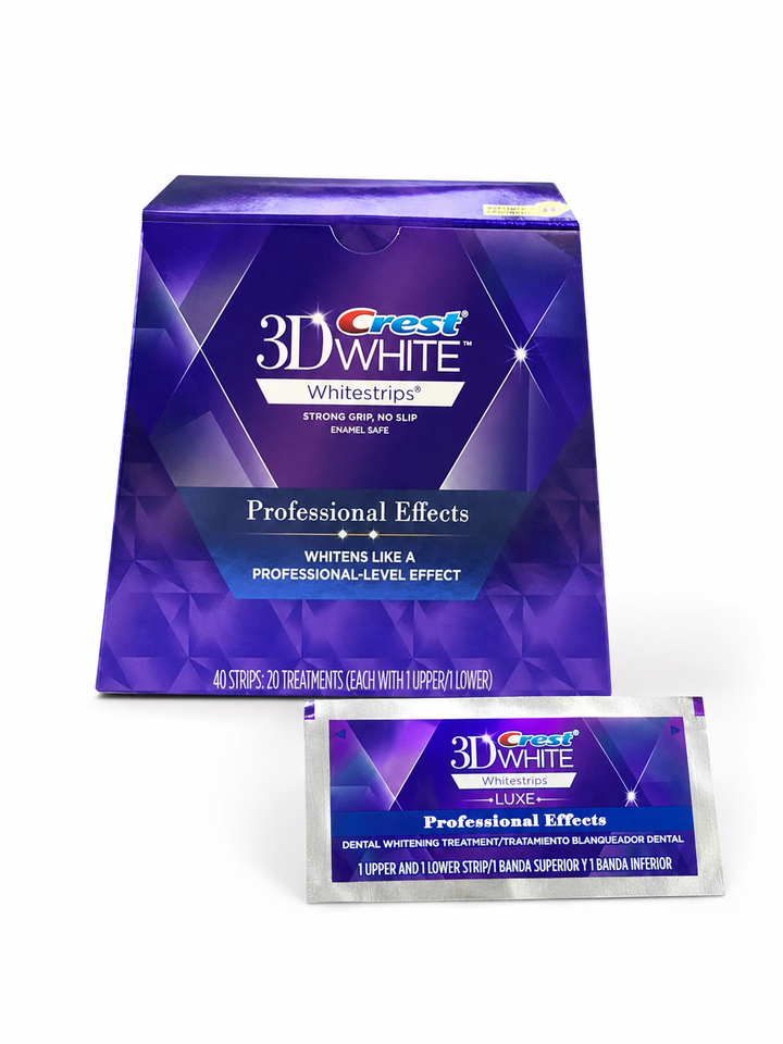 3D White Professional Whitening Strips — 20 Treatments