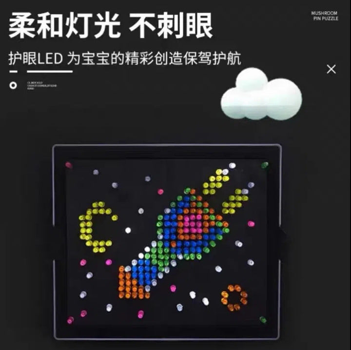 Pixel Art Light Panel Toy for Screen-Free Creativity