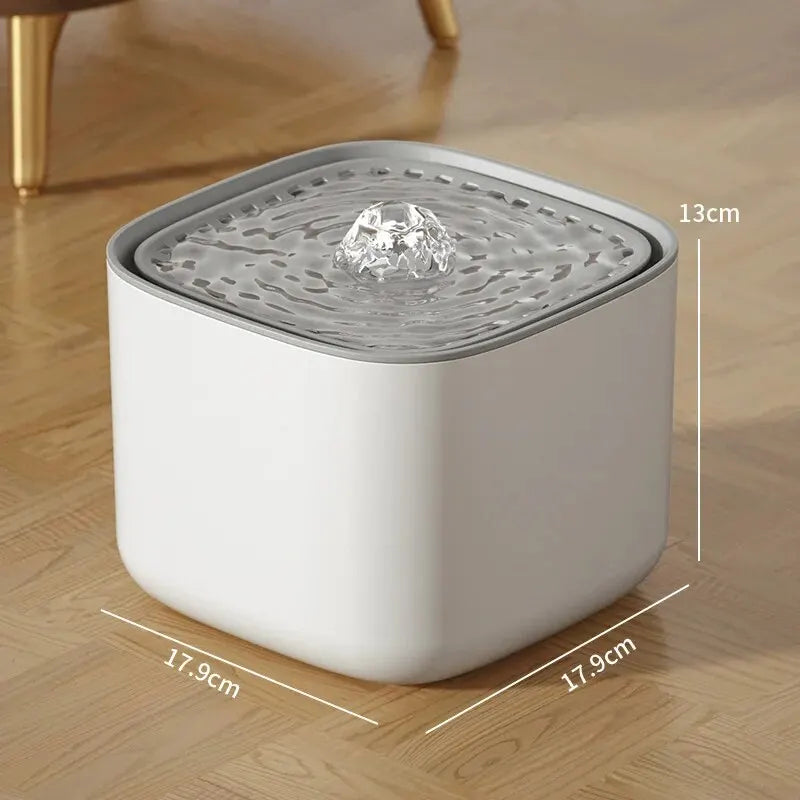 3L Pet Water Fountain for Quiet, Easy Daily Hydration