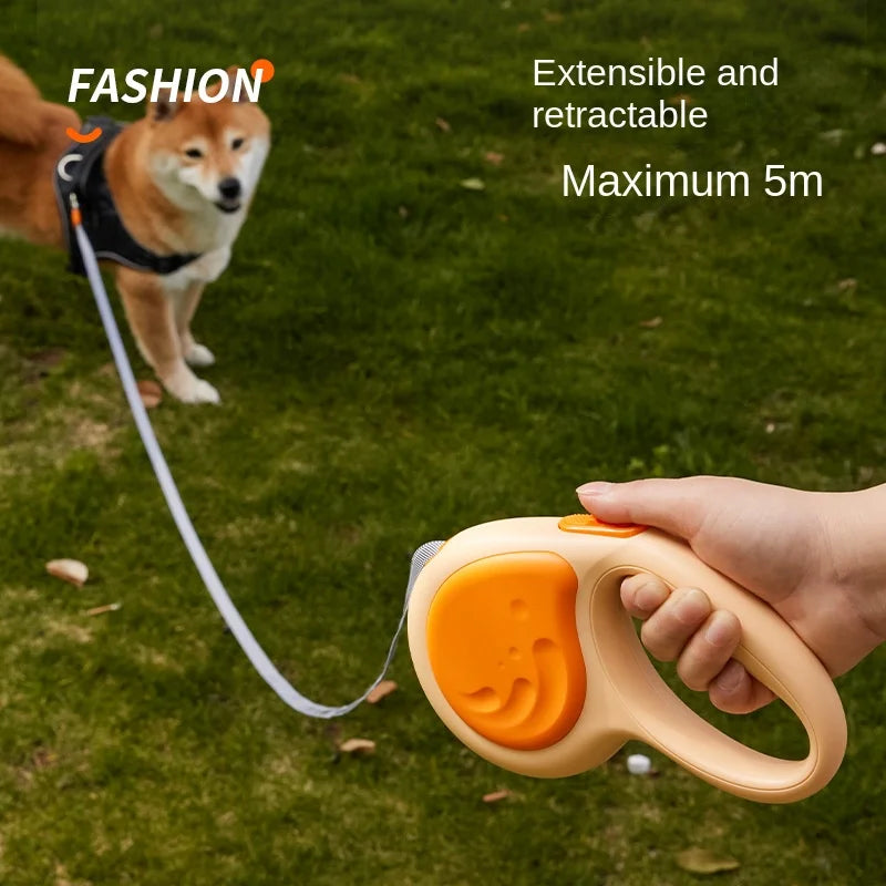 5M Retractable Dog Leash for Flexible, Tangle-Free Walks