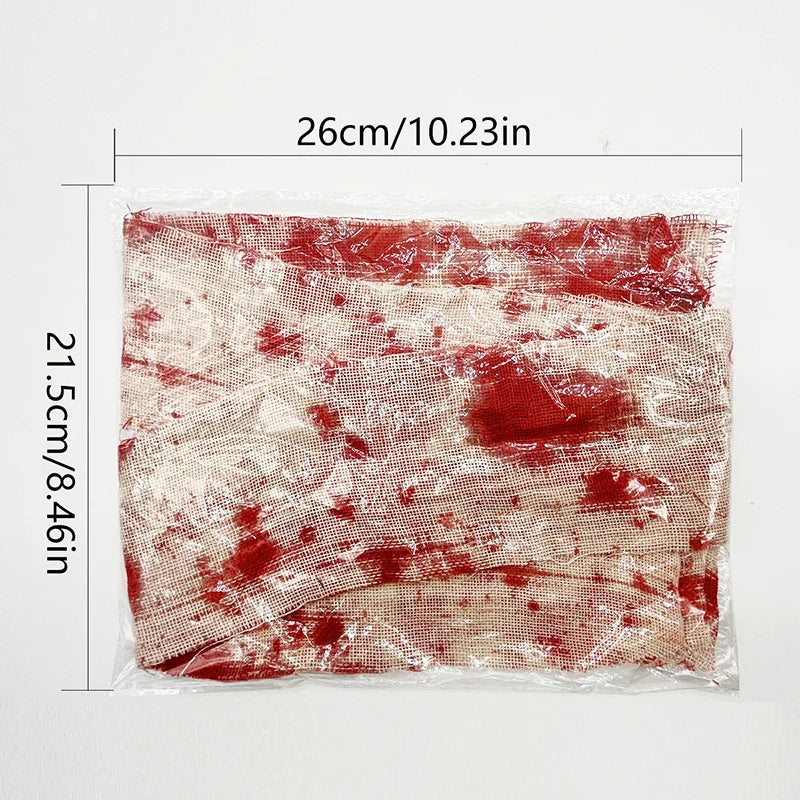Bloody Halloween Gauze Cloth for Haunted House Decor