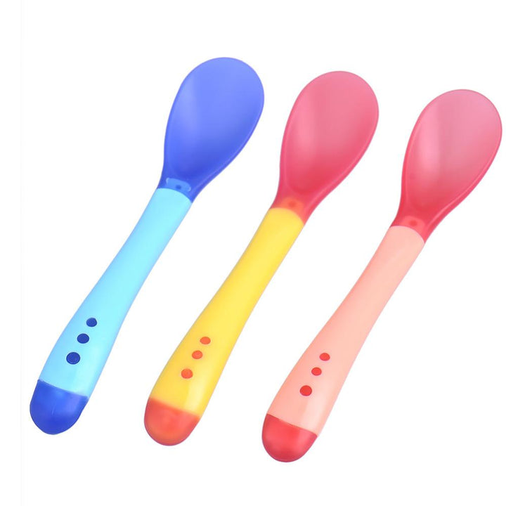 Silicone Baby Spoons, 3-Piece Gentle Feeding Set