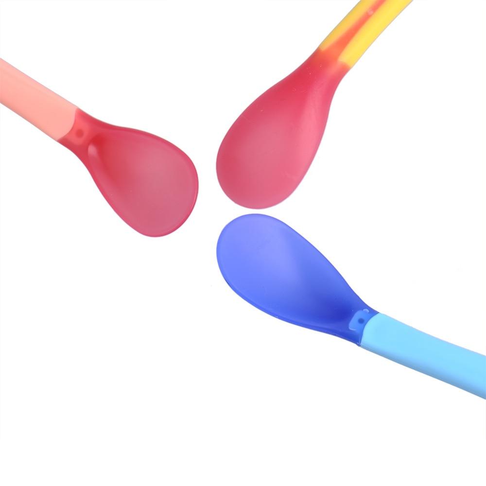 Silicone Baby Spoons, 3-Piece Gentle Feeding Set