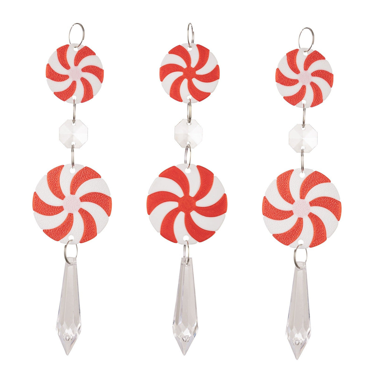 Christmas Candy Ornaments – Sparkling Peppermint Decor