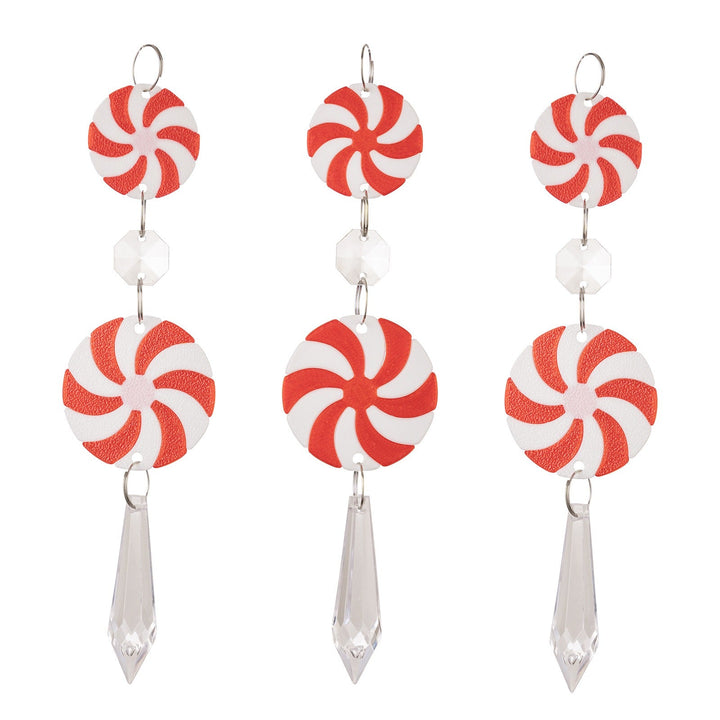Christmas Candy Ornaments – Sparkling Peppermint Decor