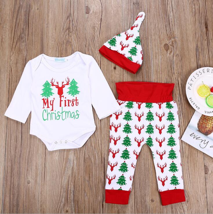 Baby Christmas Outfit Set: First-Christmas Photo Look