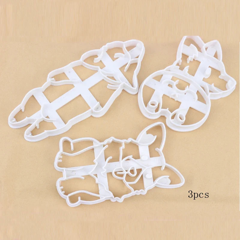 Corgi Cookie Cutter Set for Dog-Themed Birthday Baking