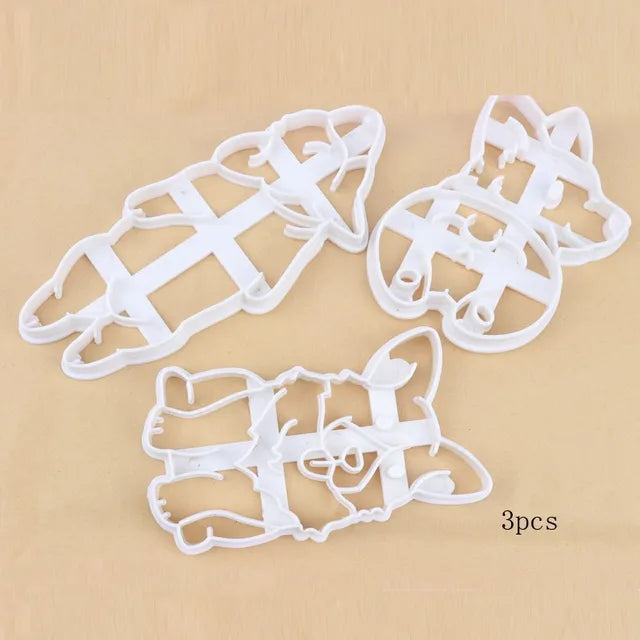 Corgi Cookie Cutter Set for Dog-Themed Birthday Baking