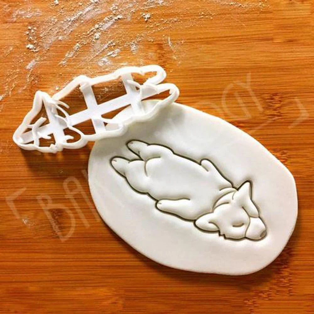 Corgi Cookie Cutter Set: 3 Dog Shapes for Baking Fun