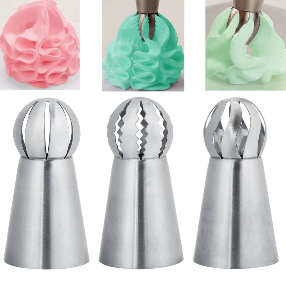 Russian Piping Tips Set for Ruffled Rose Cake Icing