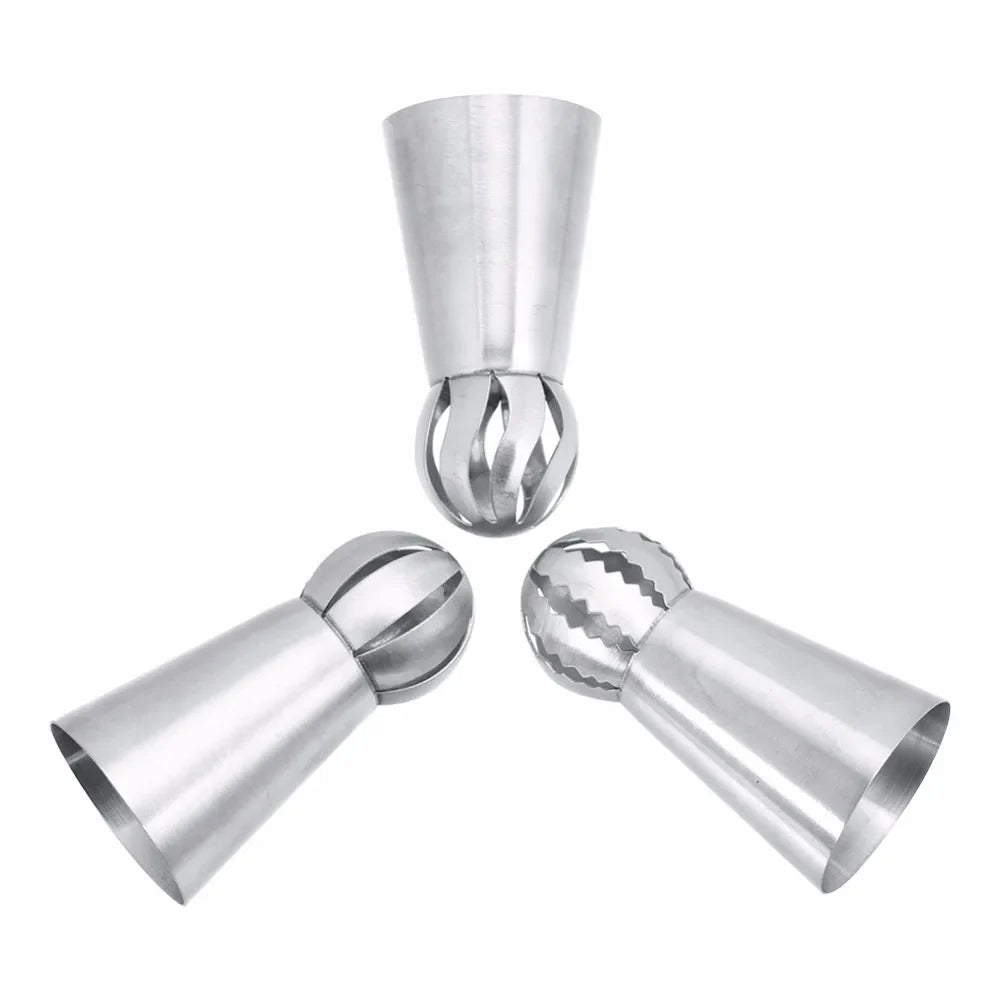 Russian Piping Tips Set for Ruffled Rose Cake Icing