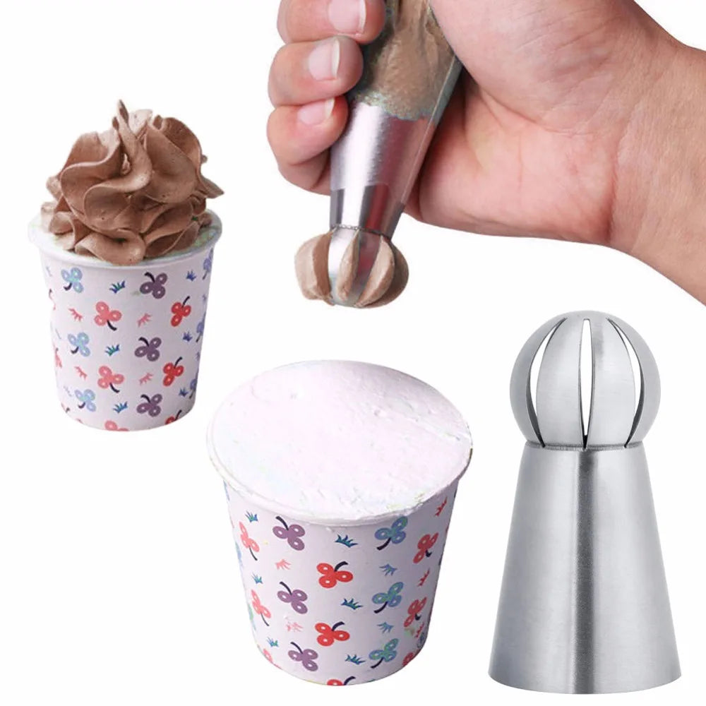 Russian Piping Tips Set for Ruffled Rose Cake Icing