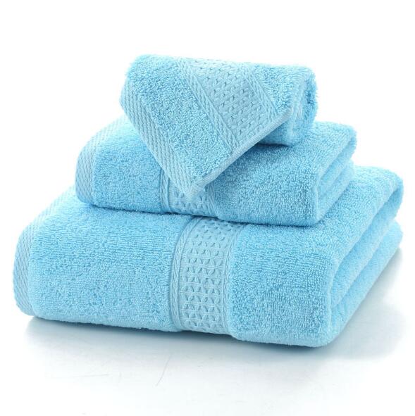 100% Cotton Bath Towel Set for Soft, Absorbent Drying