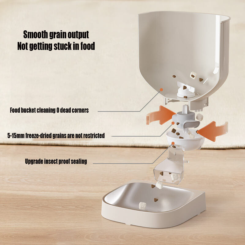 Automatic Pet Feeder with Fresh-Lock Food Storage