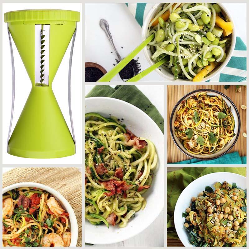 Vegetable Spiralizer with 4 Blades for Veggie Noodles