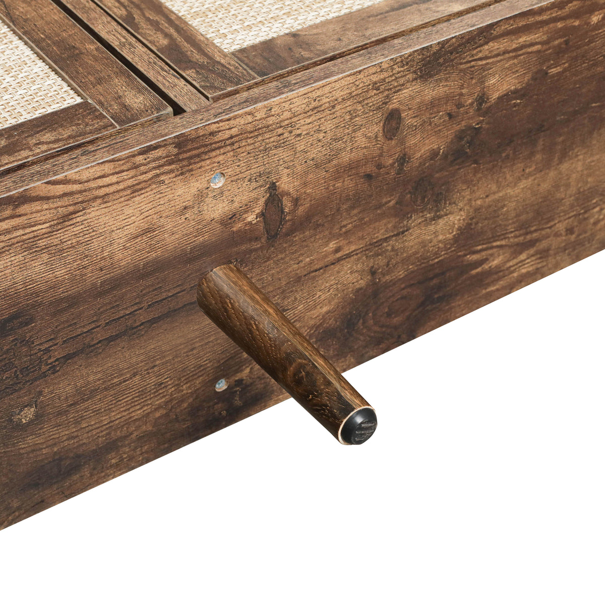 Entryway Shoe Rack Cabinet with Hidden Rustic Storage