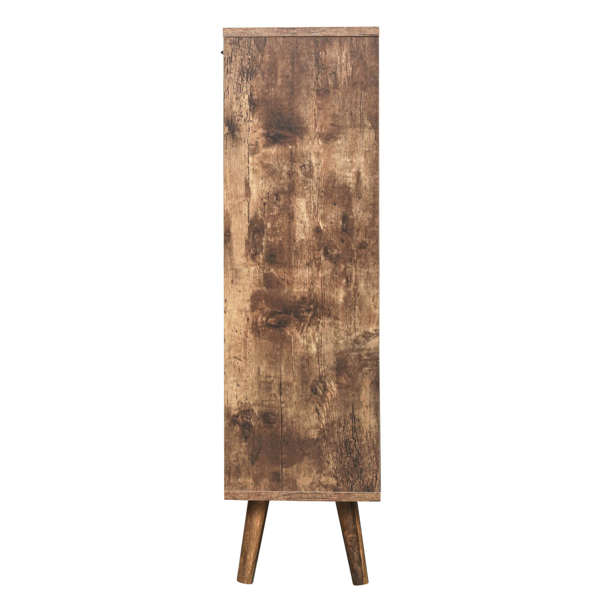 Entryway Shoe Rack Cabinet with Hidden Rustic Storage