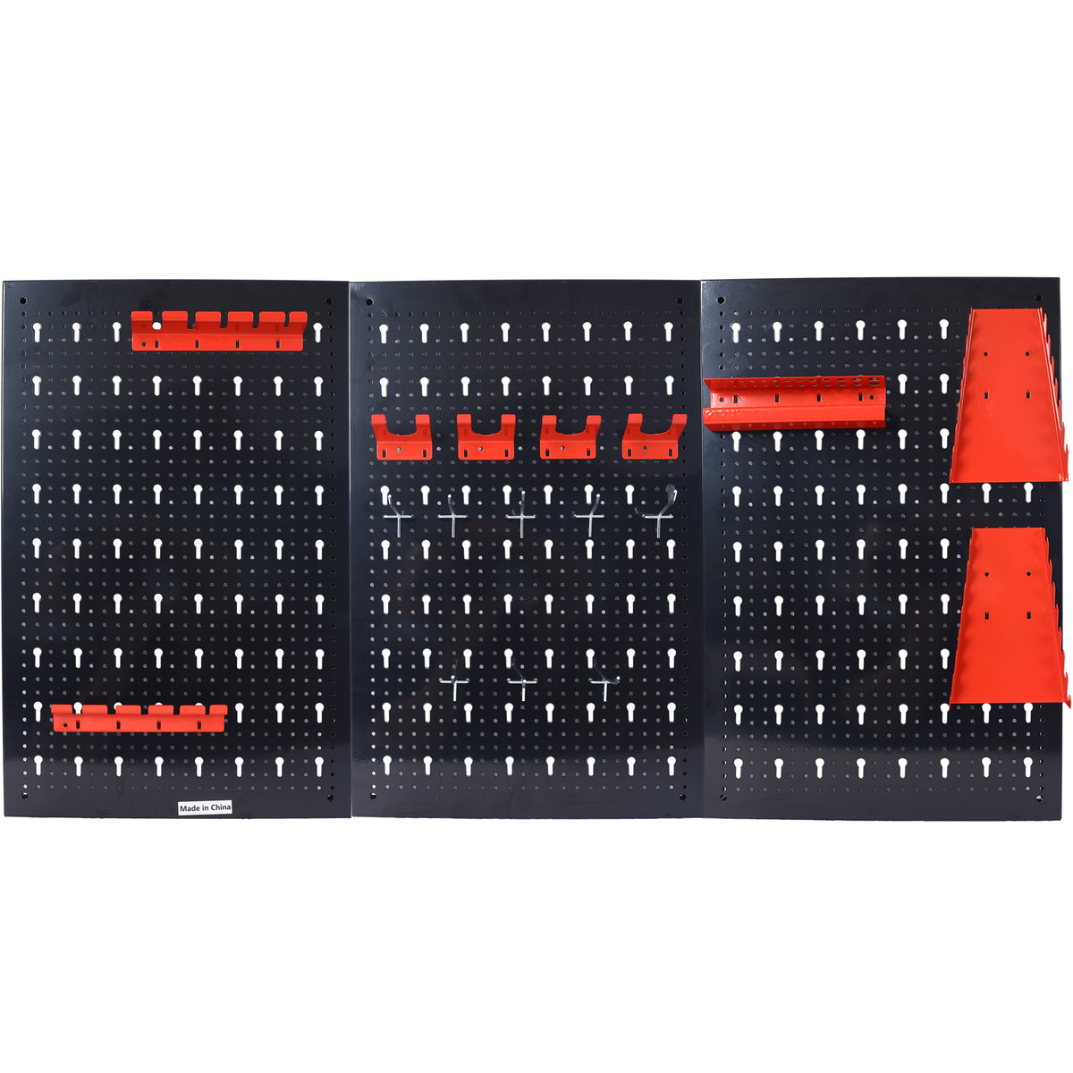Metal Garage Pegboard Tool Rack, 4 ft Wall Organizer