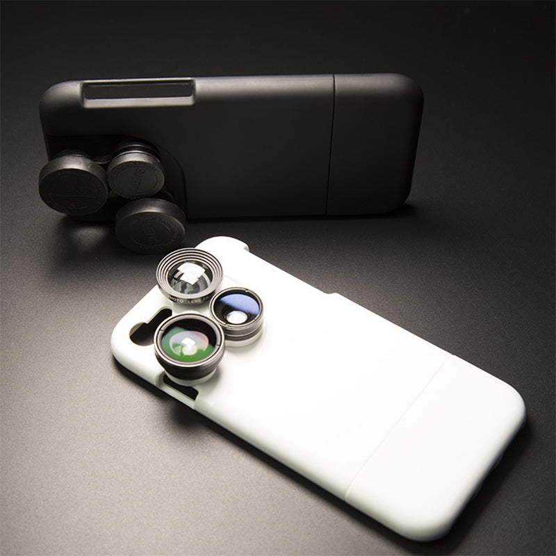 iPhone Lens Case with Fisheye, Wide Angle & Macro Lenses