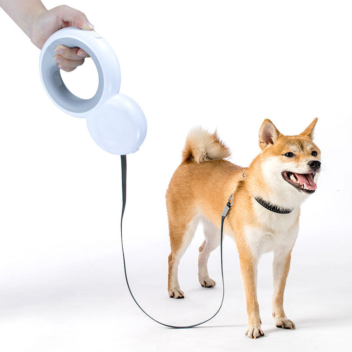 LED Retractable Dog Leash for Safer Evening Dog Walks