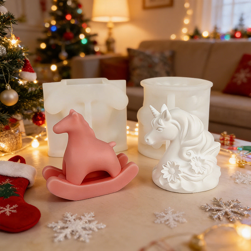 Unicorn Silicone Molds for Detailed DIY Craft Creations