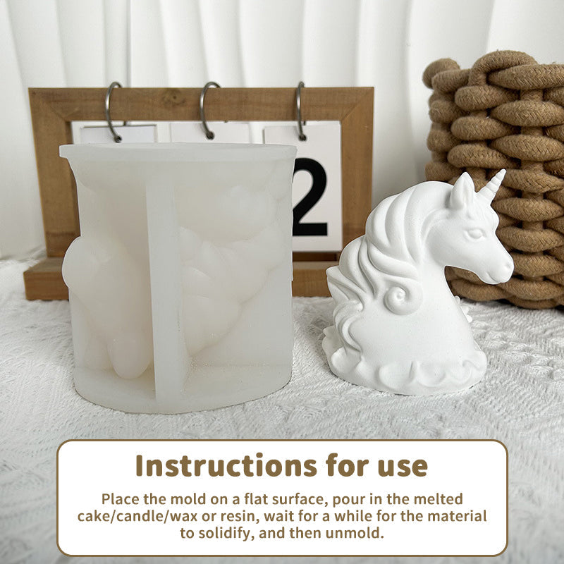 Unicorn Silicone Molds for Detailed DIY Craft Creations