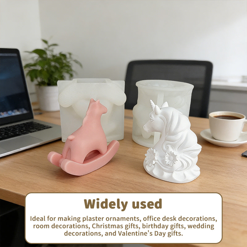 Unicorn Silicone Molds for Detailed DIY Craft Creations