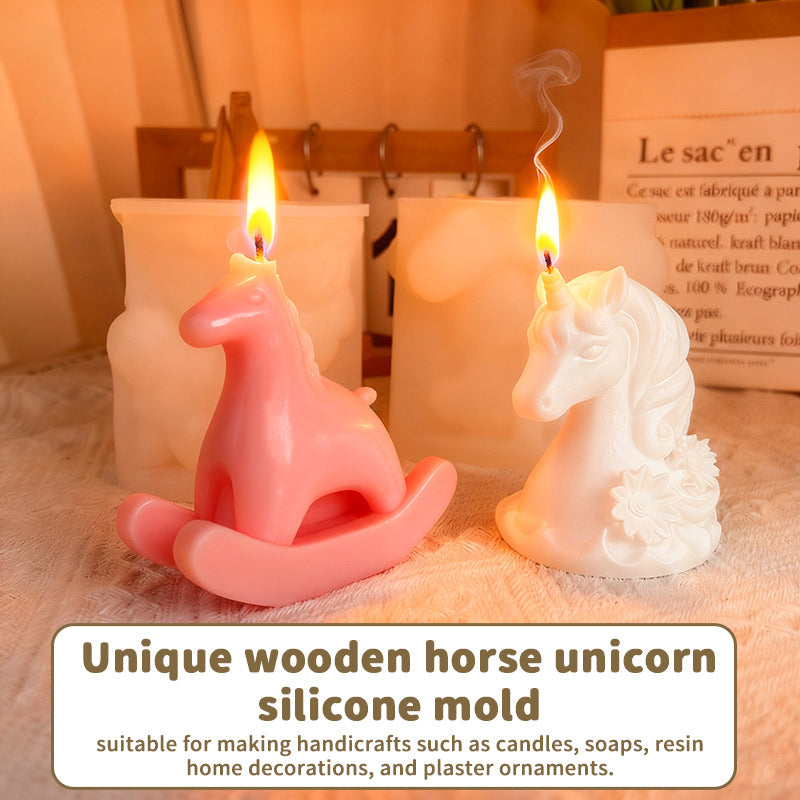 Unicorn Silicone Molds for Detailed DIY Craft Creations