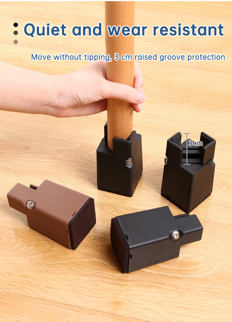 Adjustable Furniture Leg Risers for Extra Clearance